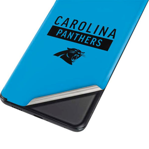 NFL Carolina Panthers Blue Performance Series Galaxy S21 Ultra 5G Skin