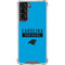 NFL Carolina Panthers Blue Performance Series Galaxy S22 Clear Case