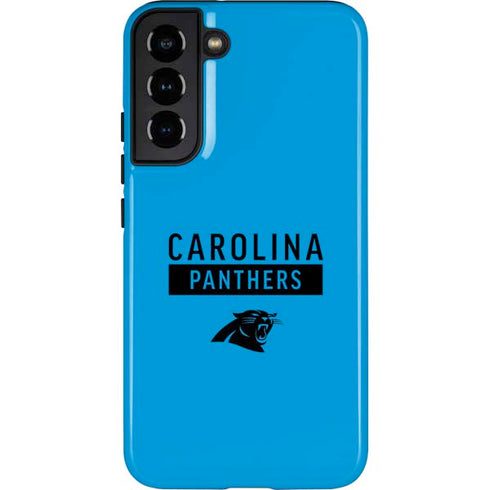 NFL Carolina Panthers Blue Performance Series Galaxy S22 Plus Pro Case