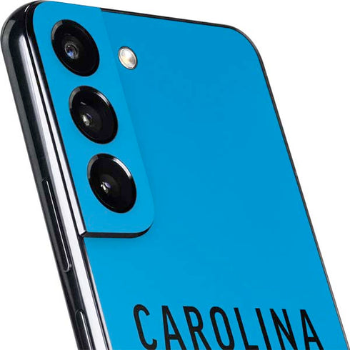 NFL Carolina Panthers Blue Performance Series Galaxy S22 Skin