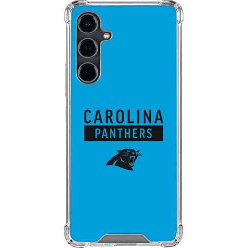 NFL Carolina Panthers Blue Performance Series Galaxy S23 FE Clear Case