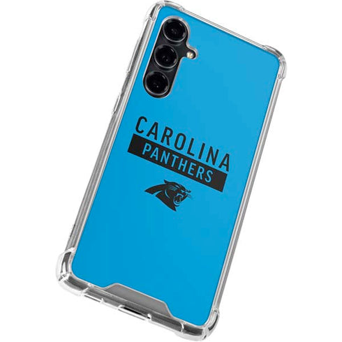 NFL Carolina Panthers Blue Performance Series Galaxy S23 FE Clear Case