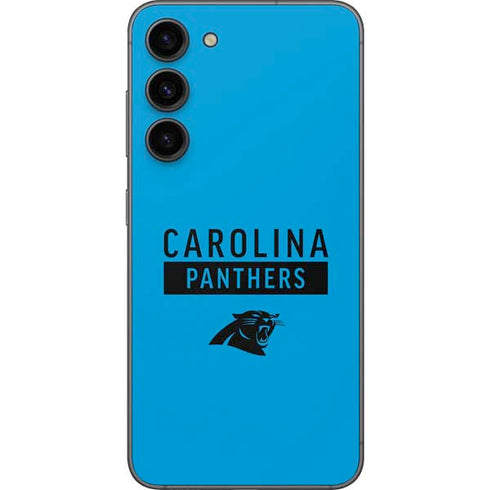 NFL Carolina Panthers Blue Performance Series Galaxy S23 Plus Skin