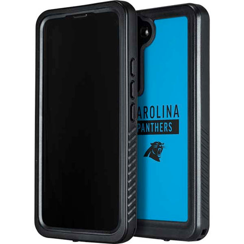 NFL Carolina Panthers Blue Performance Series Galaxy S23 Plus Waterproof Case