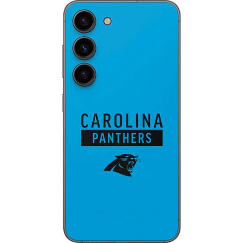 NFL Carolina Panthers Blue Performance Series Galaxy S23 Skin