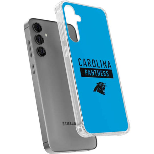 NFL Carolina Panthers Blue Performance Series Galaxy S24 Plus Clear Case