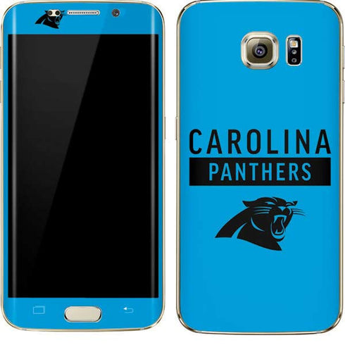 NFL Carolina Panthers Blue Performance Series Galaxy S7 Edge Skin