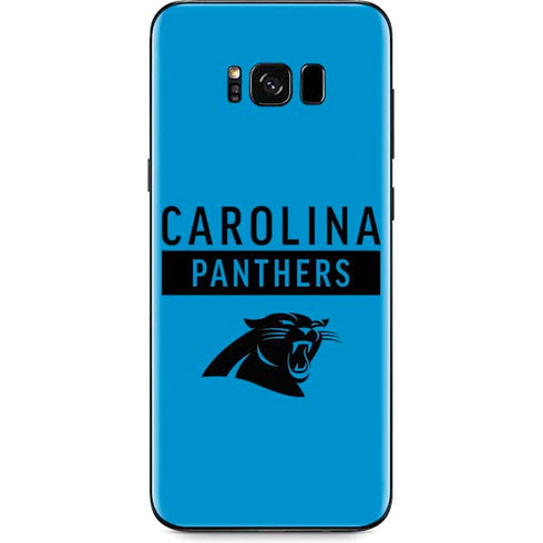 NFL Carolina Panthers Blue Performance Series Galaxy S8 Plus Skin