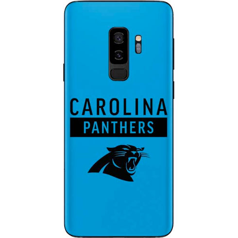 NFL Carolina Panthers Blue Performance Series Galaxy S9 Plus Skin