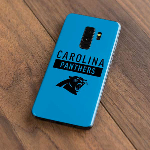 NFL Carolina Panthers Blue Performance Series Galaxy S9 Plus Skin