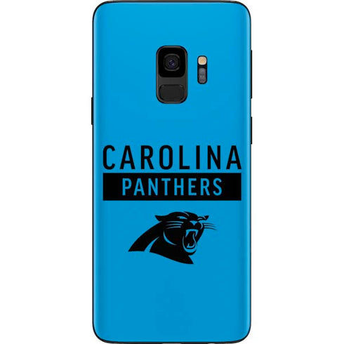 NFL Carolina Panthers Blue Performance Series Galaxy S9 Skin