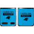 NFL Carolina Panthers Blue Performance Series Galaxy Z Flip Skin