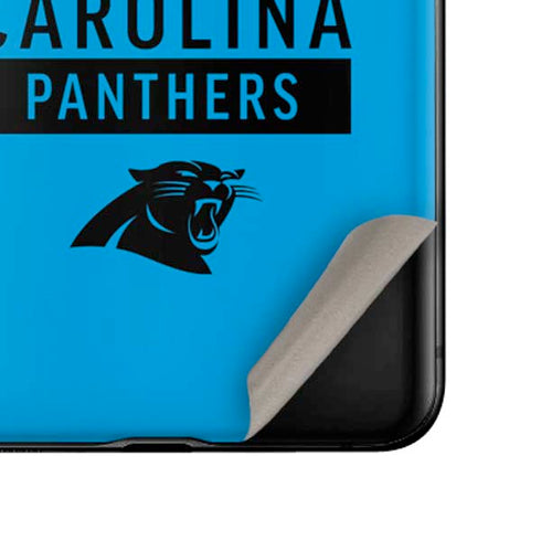 NFL Carolina Panthers Blue Performance Series Galaxy Z Flip Skin