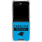 NFL Carolina Panthers Blue Performance Series Galaxy Z Flip5 5G Clear Case
