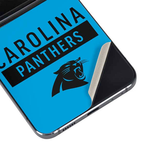 NFL Carolina Panthers Blue Performance Series Galaxy Z Flip5 5G Skin