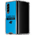 NFL Carolina Panthers Blue Performance Series Galaxy Z Fold4 5G Clear Case
