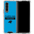 NFL Carolina Panthers Blue Performance Series Galaxy Z Fold4 5G Clear Case