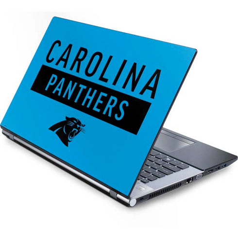 NFL Carolina Panthers Blue Performance Series Generic Laptop Skin