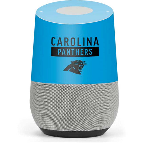 NFL Carolina Panthers Blue Performance Series Google Home Skin
