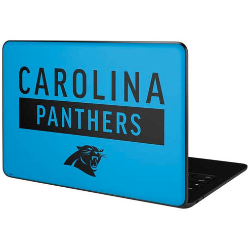 NFL Carolina Panthers Blue Performance Series Google Pixelbook Go Skin