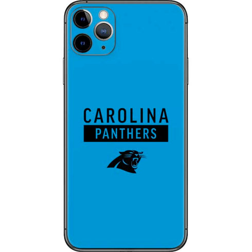 NFL Carolina Panthers Blue Performance Series iPhone 11 Pro Max Skin
