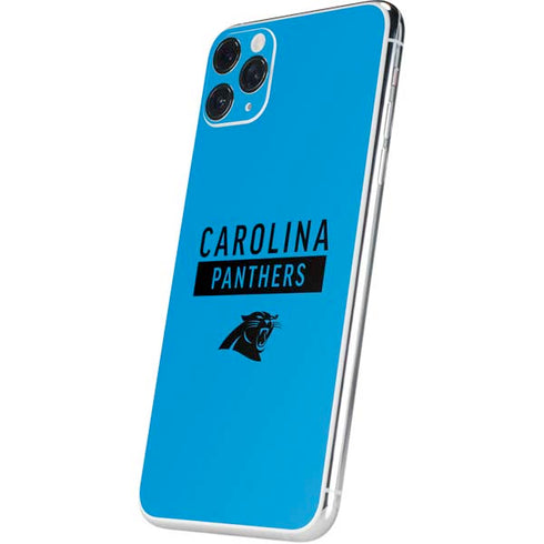 NFL Carolina Panthers Blue Performance Series iPhone 11 Pro Max Skin