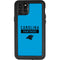 NFL Carolina Panthers Blue Performance Series iPhone 11 Pro Max Waterproof Case