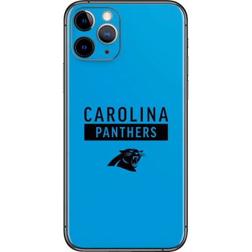 NFL Carolina Panthers Blue Performance Series iPhone 11 Pro Skin