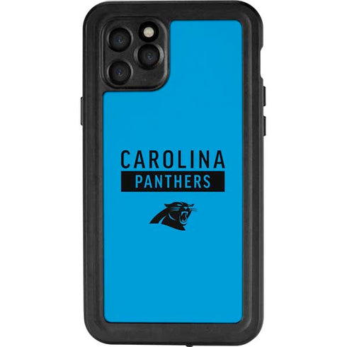 NFL Carolina Panthers Blue Performance Series iPhone 11 Pro Waterproof Case