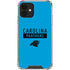 NFL Carolina Panthers Blue Performance Series iPhone 12 Clear Case