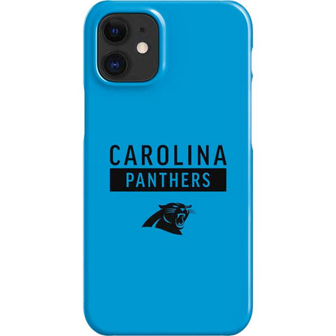 NFL Carolina Panthers Blue Performance Series iPhone 12 Mini Lite Case