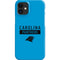 NFL Carolina Panthers Blue Performance Series iPhone 12 Mini Lite Case