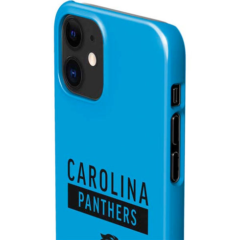 NFL Carolina Panthers Blue Performance Series iPhone 12 Mini Lite Case