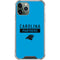 NFL Carolina Panthers Blue Performance Series iPhone 12 Pro Clear Case