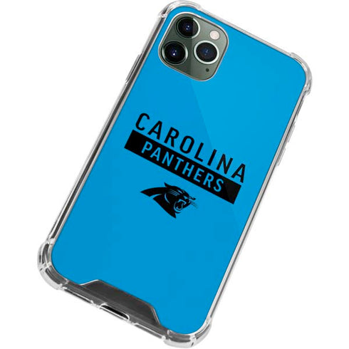 NFL Carolina Panthers Blue Performance Series iPhone 12 Pro Clear Case