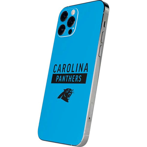 NFL Carolina Panthers Blue Performance Series iPhone 12 Pro Max Skin