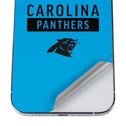 NFL Carolina Panthers Blue Performance Series iPhone 12 Pro Max Skin
