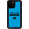 NFL Carolina Panthers Blue Performance Series iPhone 13 Mini Waterproof Case