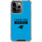 NFL Carolina Panthers Blue Performance Series iPhone 13 Pro Clear Case