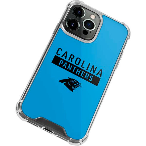 NFL Carolina Panthers Blue Performance Series iPhone 13 Pro Clear Case