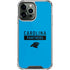 NFL Carolina Panthers Blue Performance Series iPhone 13 Pro Max Clear Case