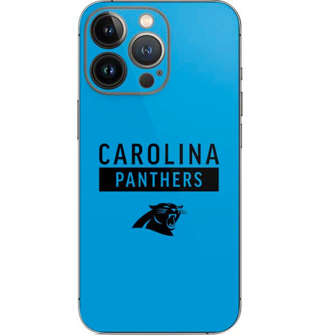 NFL Carolina Panthers Blue Performance Series iPhone 13 Pro Skin