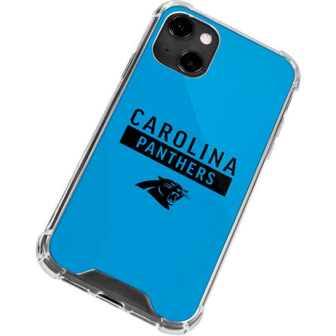 NFL Carolina Panthers Blue Performance Series iPhone 14 Clear Case