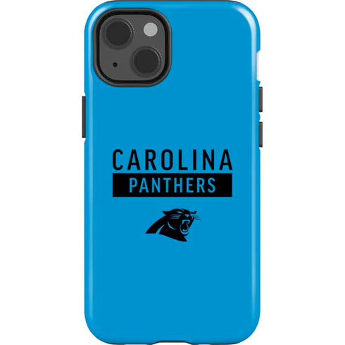 NFL Carolina Panthers Blue Performance Series iPhone 15 Impact Case