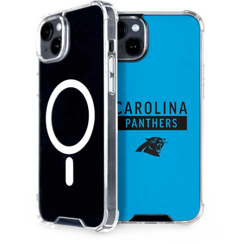 NFL Carolina Panthers Blue Performance Series iPhone 15 Plus MagSafe Case