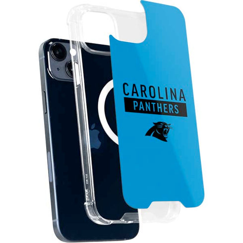 NFL Carolina Panthers Blue Performance Series iPhone 15 Plus MagSafe Case