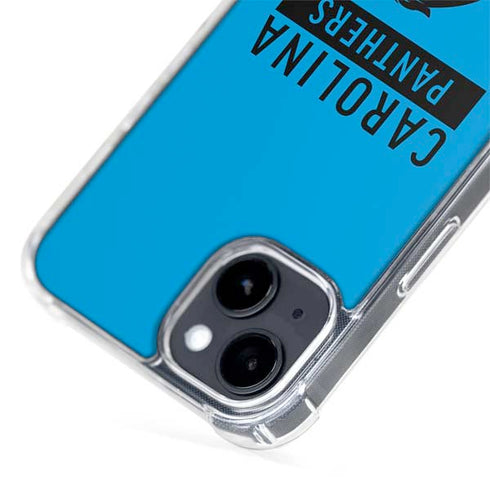 NFL Carolina Panthers Blue Performance Series iPhone 15 Plus MagSafe Case
