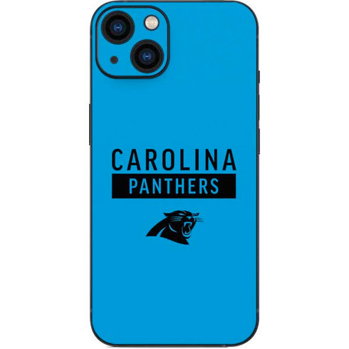 NFL Carolina Panthers Blue Performance Series iPhone 14 Plus Skin