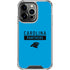 NFL Carolina Panthers Blue Performance Series iPhone 15 Pro Clear Case