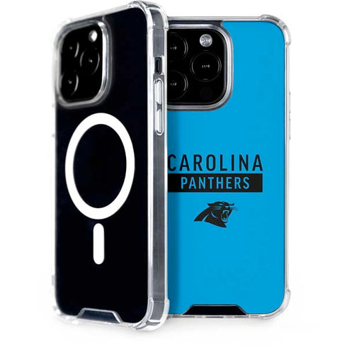 NFL Carolina Panthers Blue Performance Series iPhone 15 Pro MagSafe Case